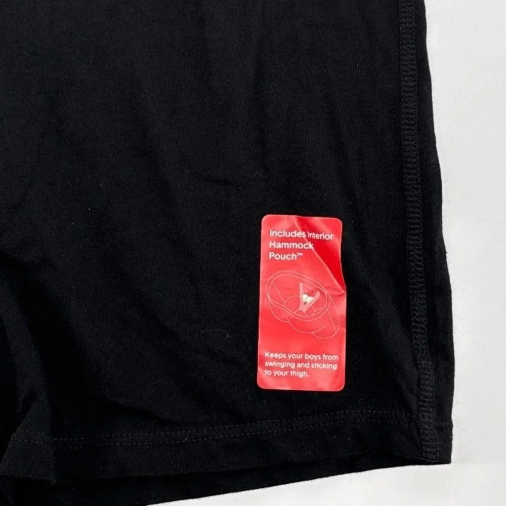 Tommy John Mens XL Cotton Basics Hammock Pouch Boxer Briefs Black New With Tags